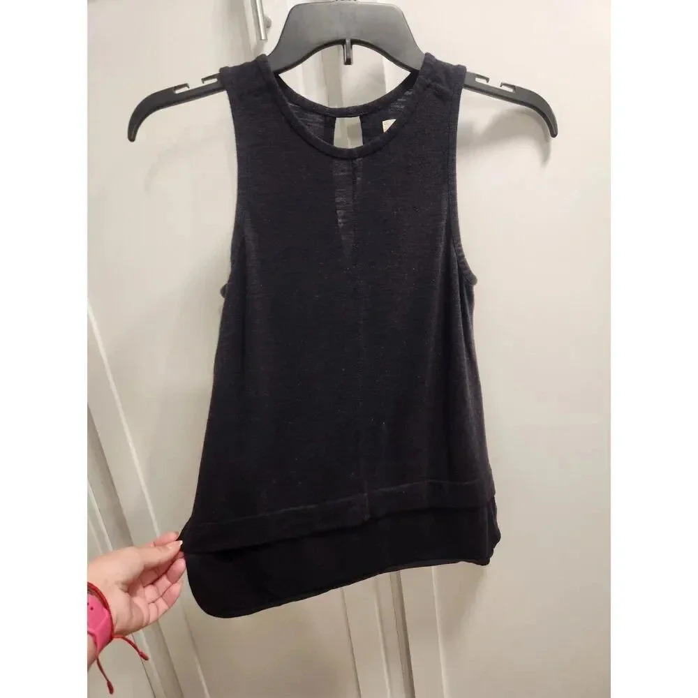Madewell Layered Keyhole Back Tank Top